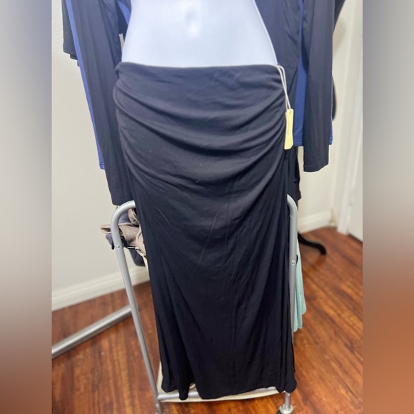 OGL Eco-SkinKiss® Ruched Side Mermaid Maxi Skirt - Picture 4 of 6